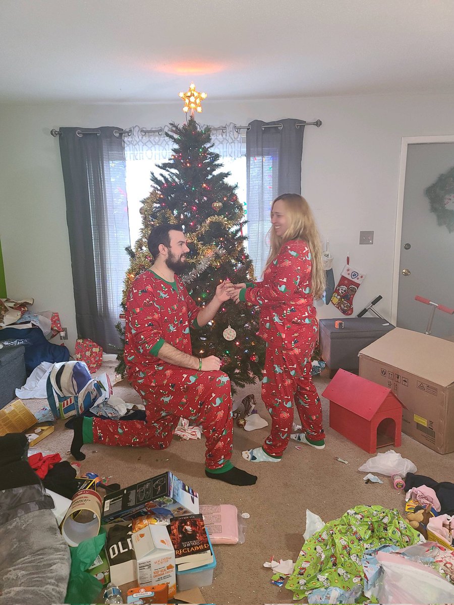 Authormschubert's tweet photo. This Christmas I said yes!! https://t.co/xFJiuqIg1n