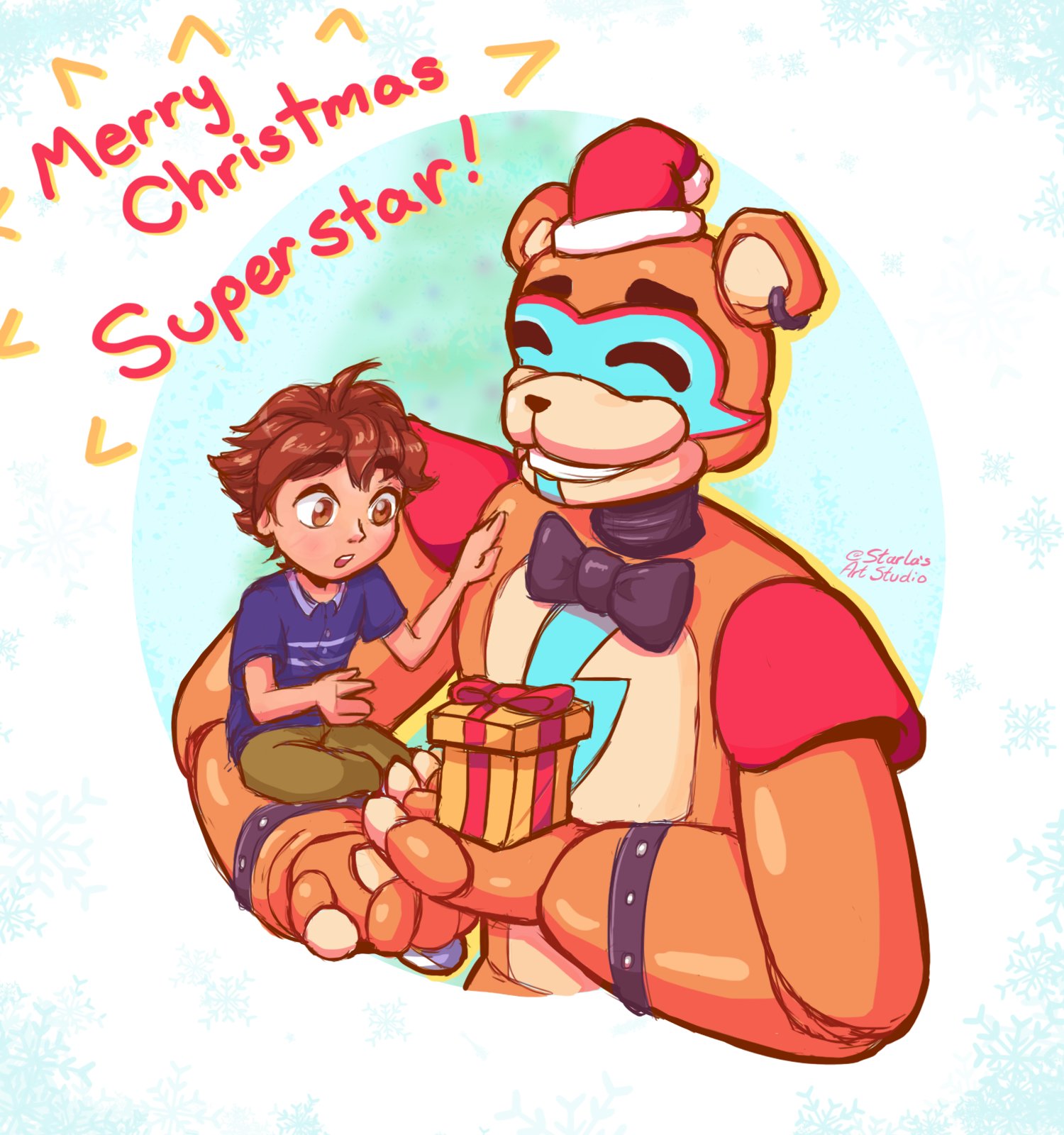 christmas fnaf security breach gregory and sundrop - Fnaf