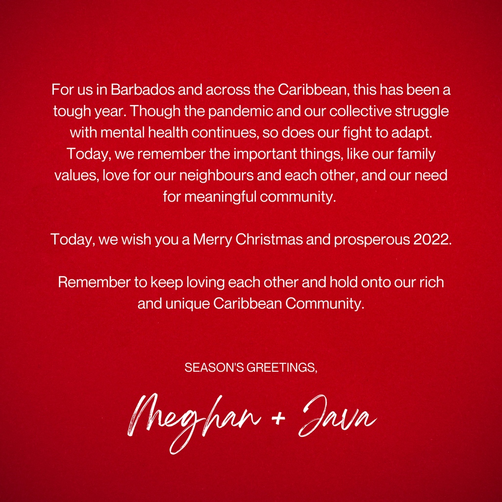 From our families to yours, Merry Christmas 2021 everyone! 🎄🎁

Love ❤️, 

Your Ambassadors.

<a href="/meghan_t/">Meghan 👑✨✨</a>  + <a href="/javasealy_/">Java 🕊️</a>