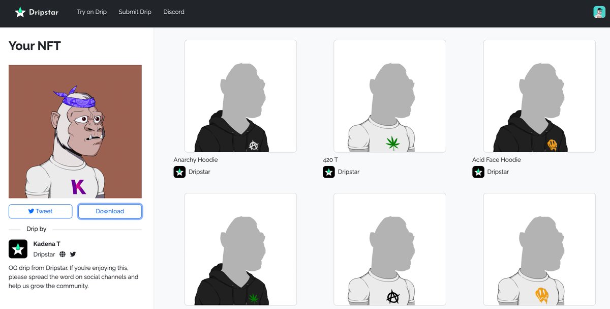 CryptoMancerUK's tweet photo. Super early but keen for my @RumbleKongs fam to try this new tool we built to try on new drip...
It's free and works for @BoredApeYC and others too.
It's not quite ready for public release but was too excited not to share.
Head over to https://t.co/xsWN1zfEvD pls show ❤️ https://t.co/73NXjTkIfo