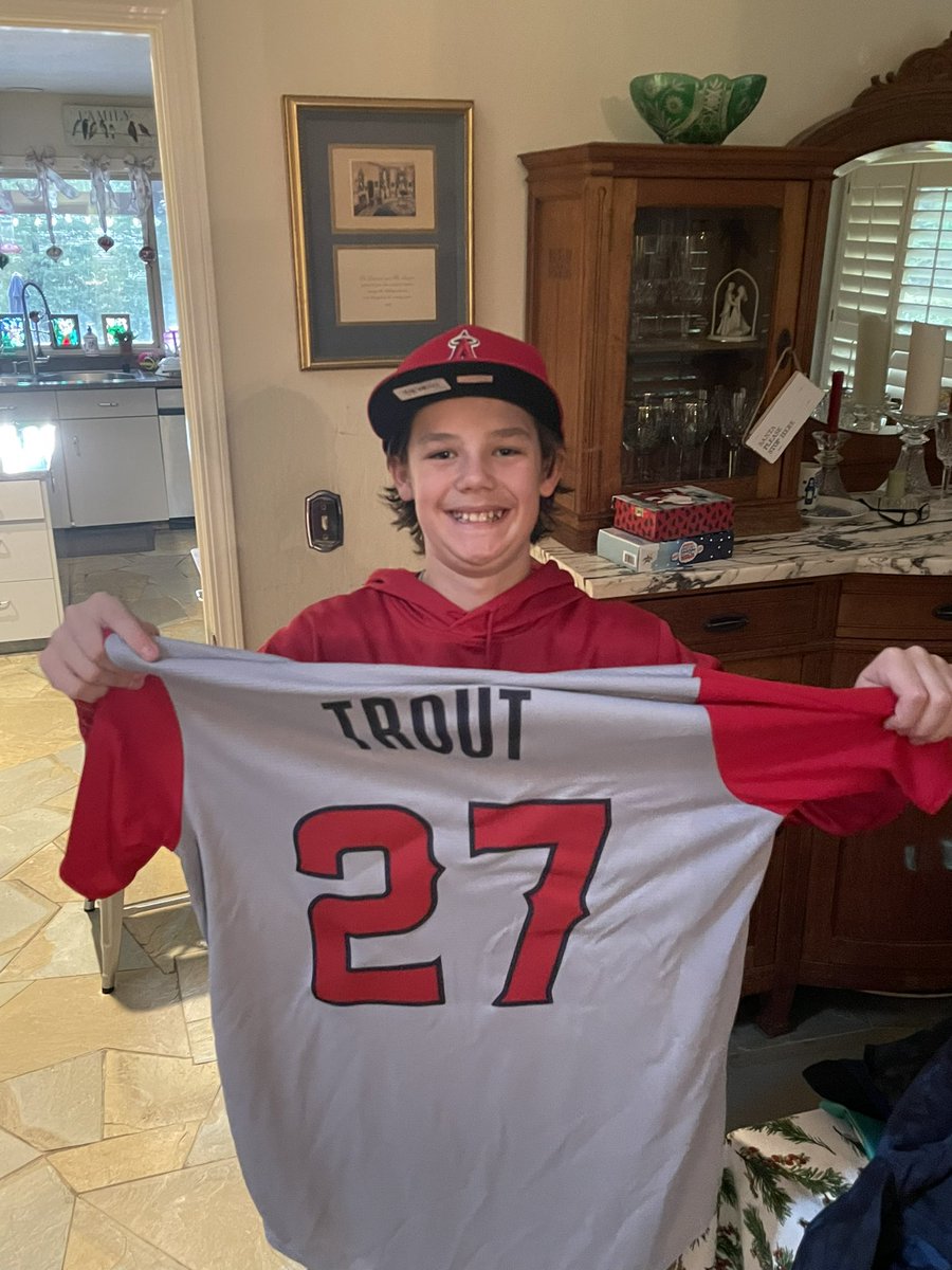 DocPreston's tweet photo. Along with our savior, Christmas means Baseball is coming! For love of the game. #Throwbackkid
#Trout #Griffey https://t.co/a4darKBnKx