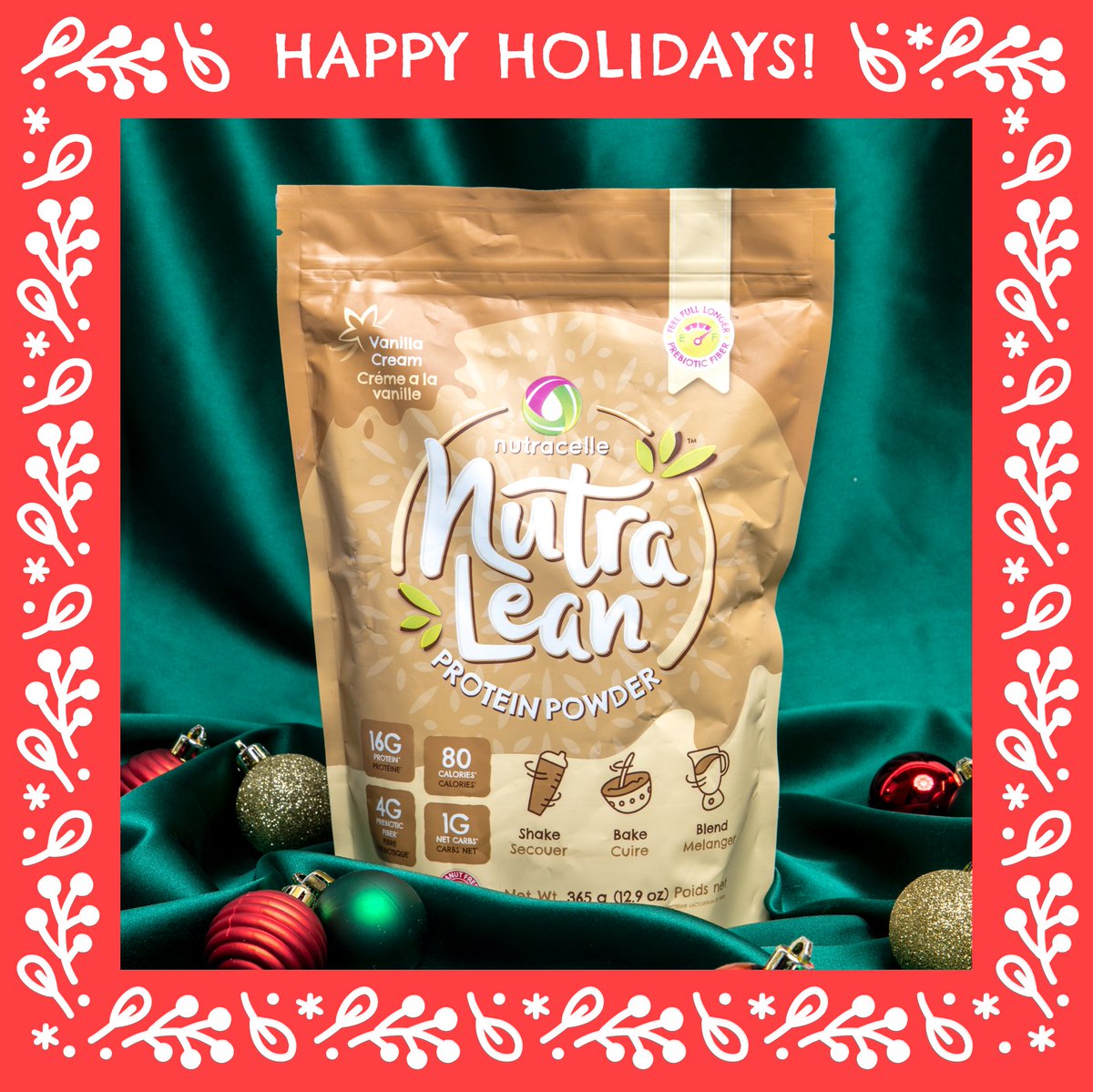 Merry Christmas and Happy Holidays from all of us at Nutracelle! 🎉 ❤️ 🎄