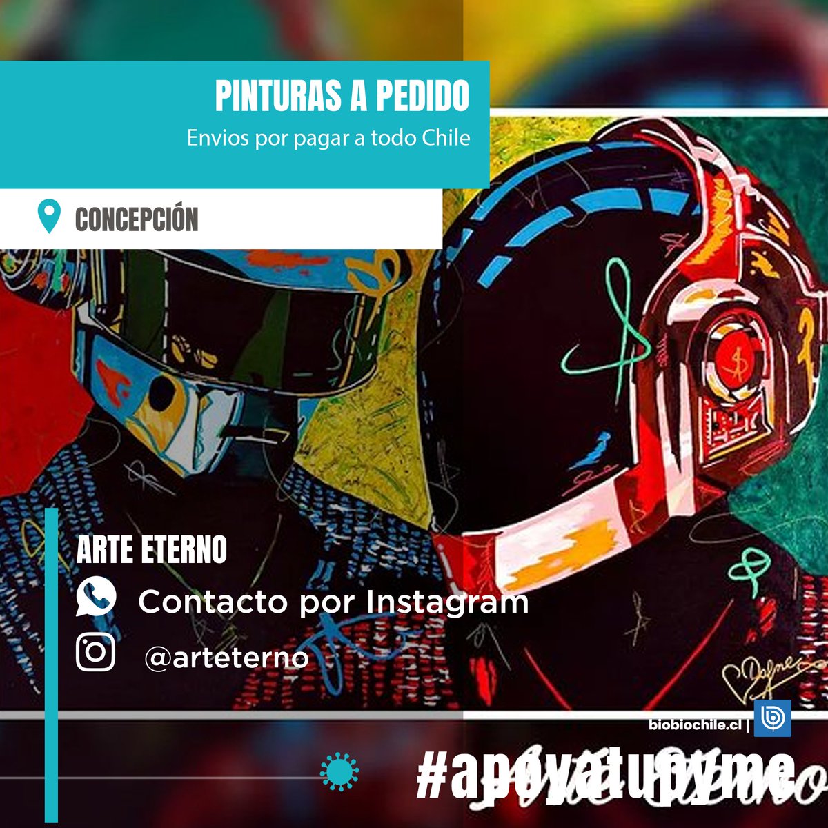 biobio's tweet photo. #PymeChallenge ¿tienes una pyme o conoces a alguien que la tenga? Compártela con nosotros por IG para poder ayudarlos y juntos apoyemos a los microempresarios 💪
Por la gran cantidad de mensajes que recibimos no nos es posible responderles, pero leemos todas sus solicitudes. https://t.co/MubsmhuSZZ