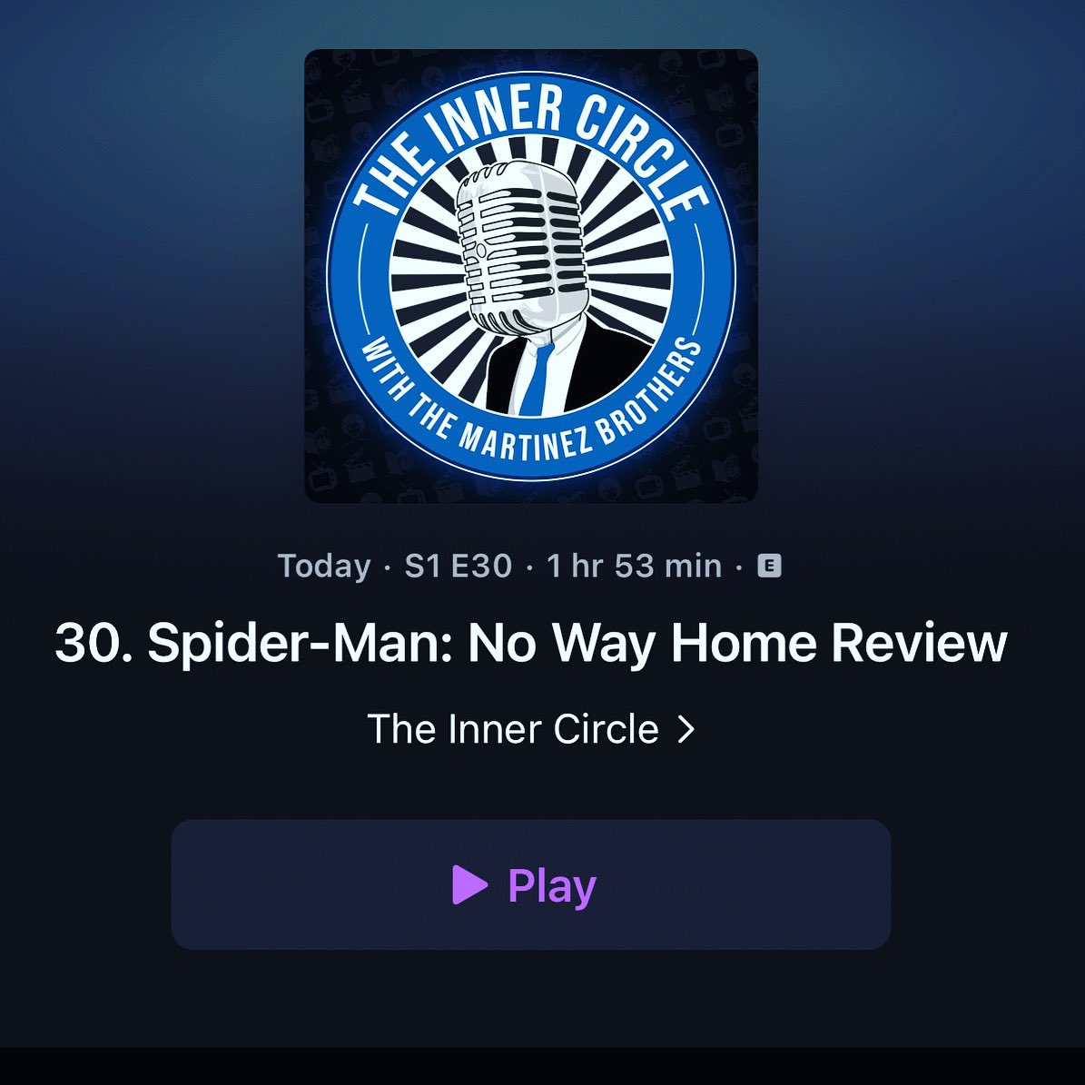 InnerCirclePod_'s tweet photo. Merry Christmas to all and we hope you are having a wonderful time with your family and love ones. In this week's episode, Danny &amp; Michael sit down and excitingly discuss the newest Spider-Man movie, Spider-Man: No Way Home. #podcast #SpiderManNoWayHome https://t.co/Z5elJVSg4h