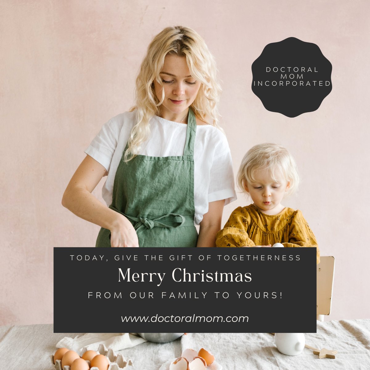 DoctoralMom's tweet photo. Today, give the gift of togetherness. Merry Christmas from our family to yours!

#Chrismas #doctoralmom https://t.co/1yCAIxpSTf