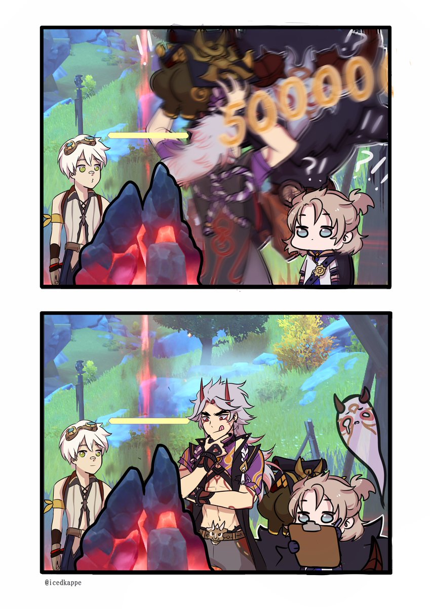 how the event feels like rn with itto in the party
#GenshinImpact #Itto #bennett #Albedo 