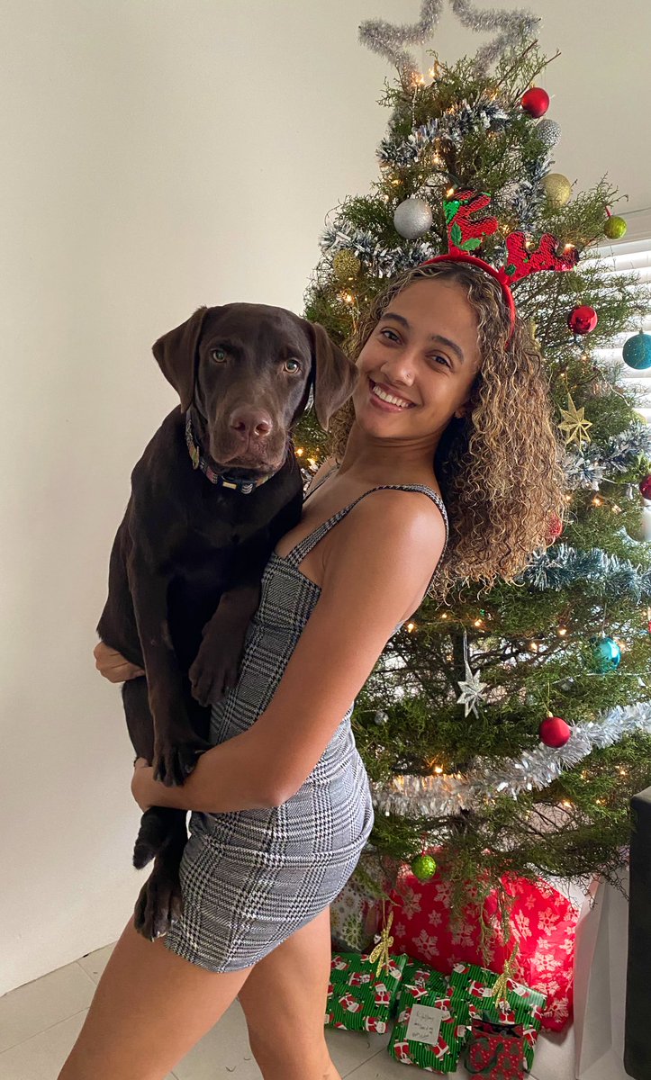 Merry Christmas from me and my Zion 💚🎄