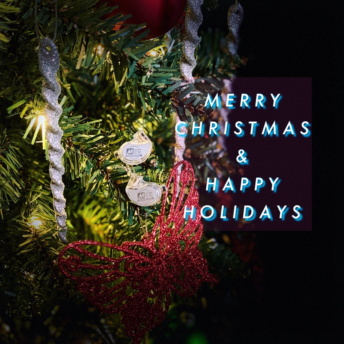 Merry Christmas and Happy Holidays from the MEE audio family to you and yours 🎄
