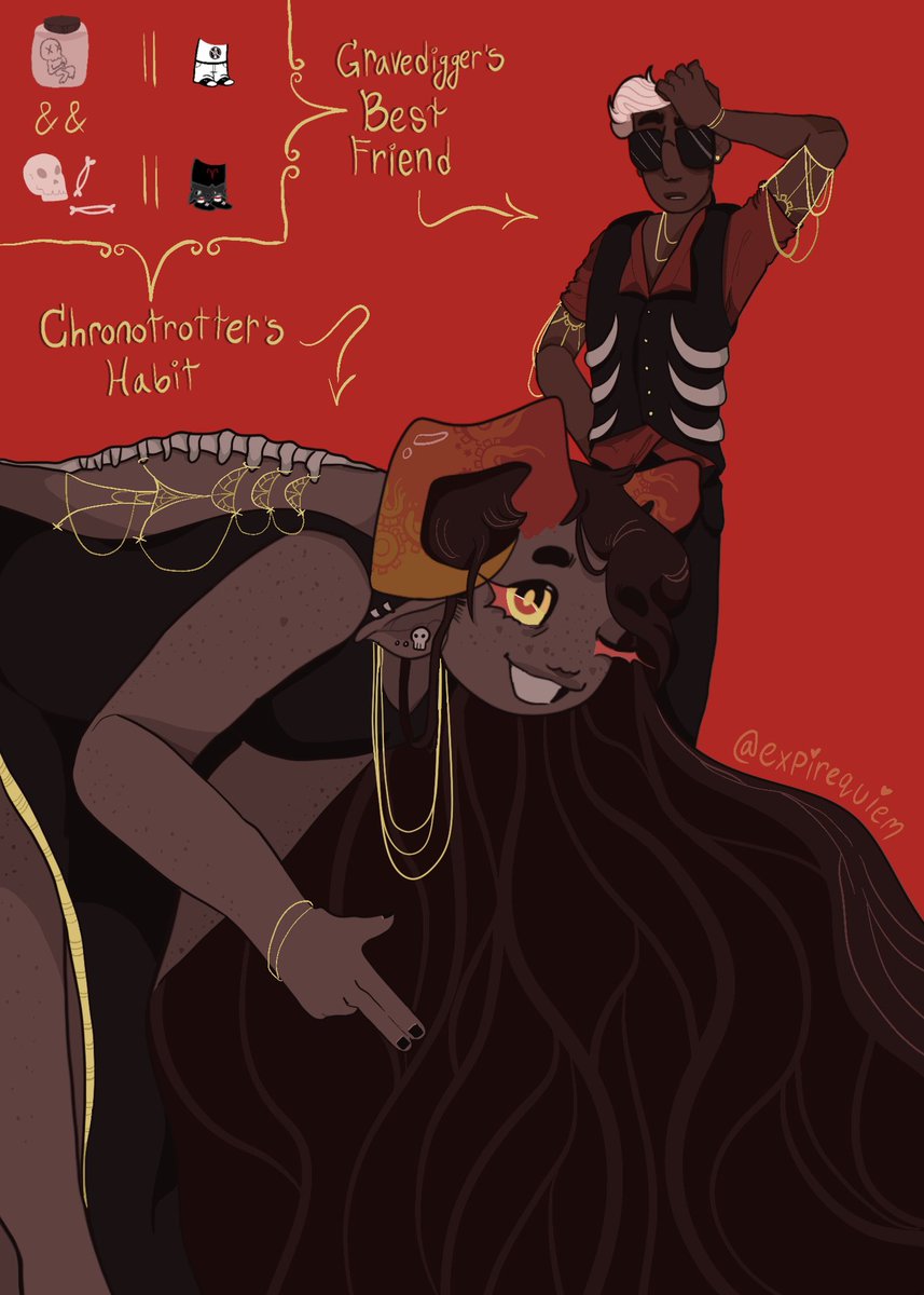 EXPIREQUIEM's tweet photo. aradia and dave for the CAPTCHAVOGUE zine!! https://t.co/yywiyhc0FN