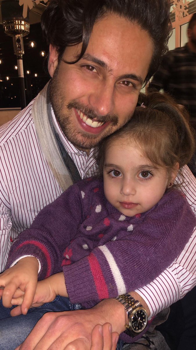 Amro_Jamous's tweet photo. My little angel, yesterday was the best day of the year. 
I couldn't imagine it better than that

Salma lipstick approved. 😜 https://t.co/9tNsO5QeXq