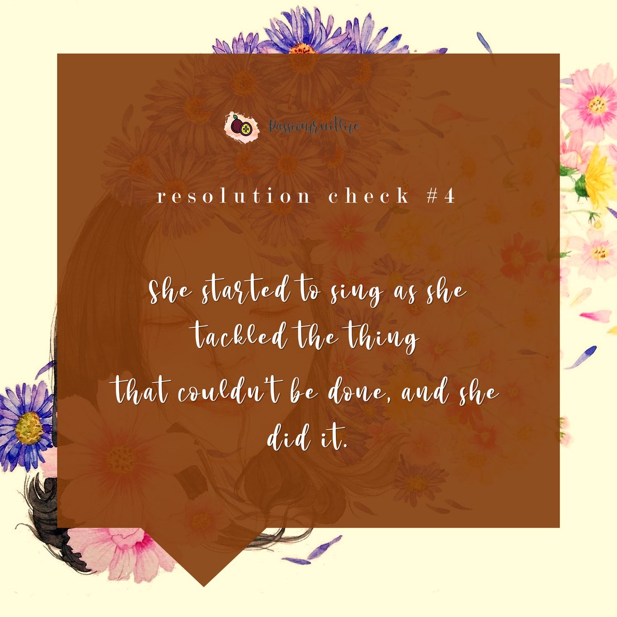 PassionFruitLyf's tweet image. #ResolutionCheck 
#3 Always remember - kindness is strength, not weakness.

Be kind to everyone in the room, irrespective of whether they were invited or not. And if you are in the wrong room, then be kind to yourself and simply walk away.

#LifeLessons #NewYear #BeKInd