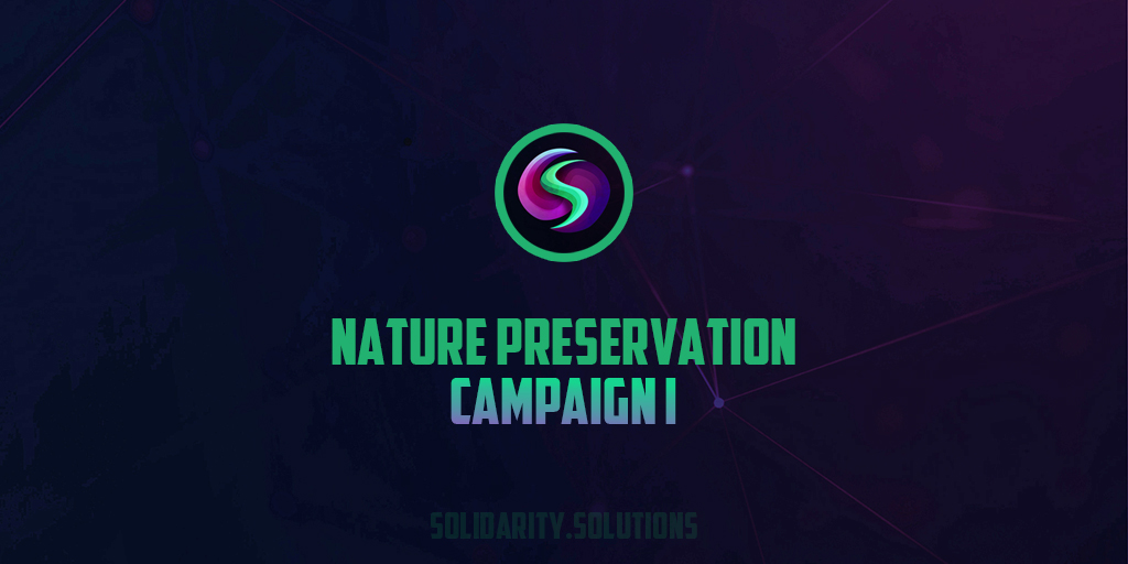 Today our team has started forming our first nature preservation campaign! 🙌
More updates will be coming out soon about where, why and how 💚

P.S.: A little hint 👉🌳🪓

#Solana #nature #campaign #SPL #Solid #Solidarity #SolidaritySolutions