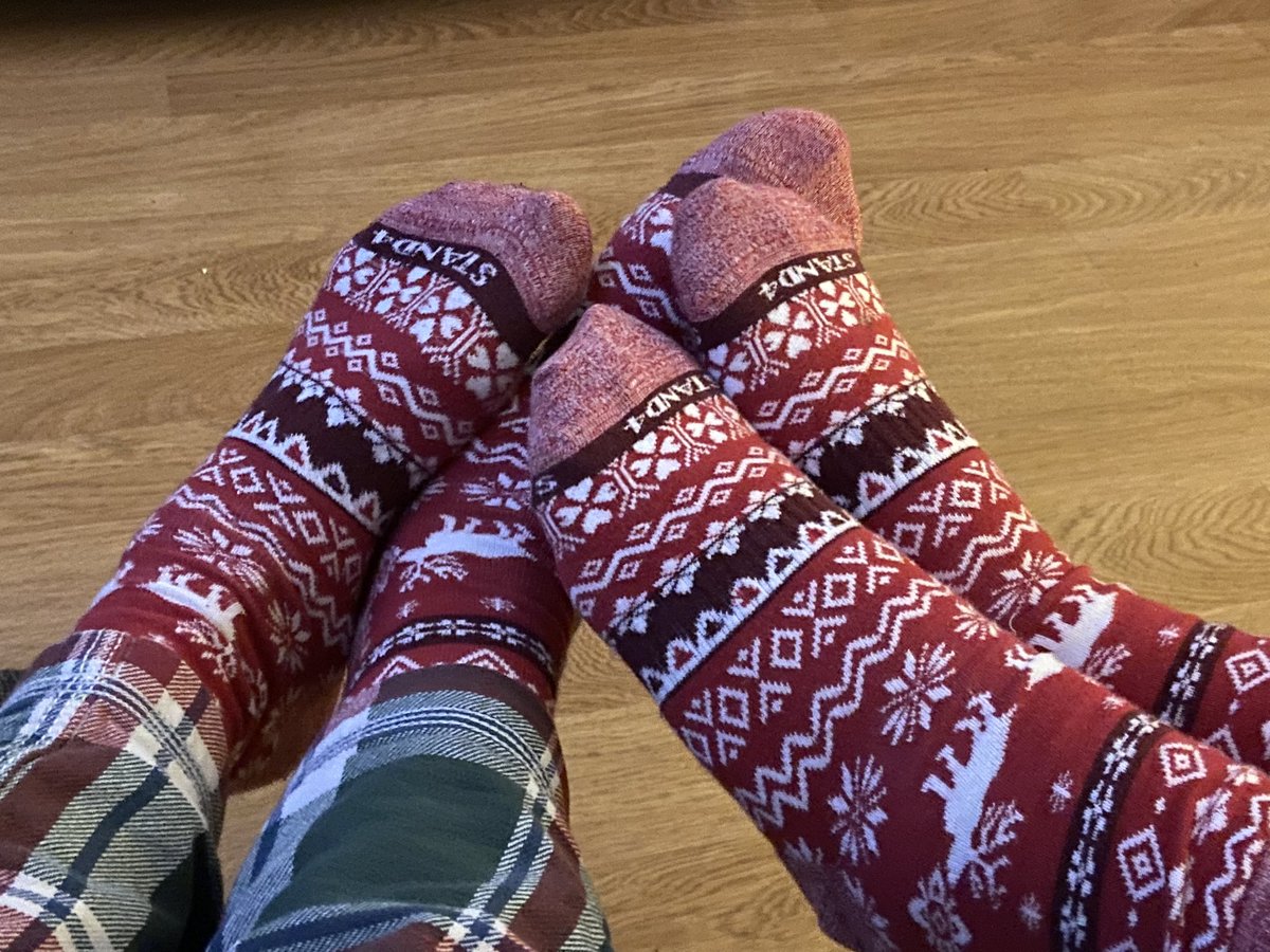 We’re rocking our @Stand4Socks Christmas socks today. Merry Christmas everyone.