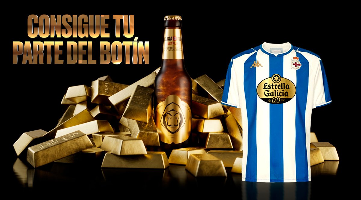 Un paisano cun mono vermello, sería Logroño?, deixounos esta noite ouro e as camisetas conmemorativas que desapareceron do vestiario d #osnosos

Sigue a @EstrellaGalicia e a nós, fai RT e coméntanos por qué mereces a túa parte do botín e gaña un Pack de Ouro e unha camiseta!