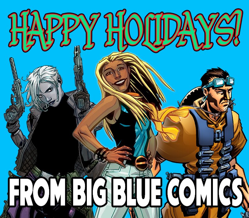 BigBlueComics's tweet photo. I hope everyone is having happy holidays and a better 2022! https://t.co/r4SuQVMnLc