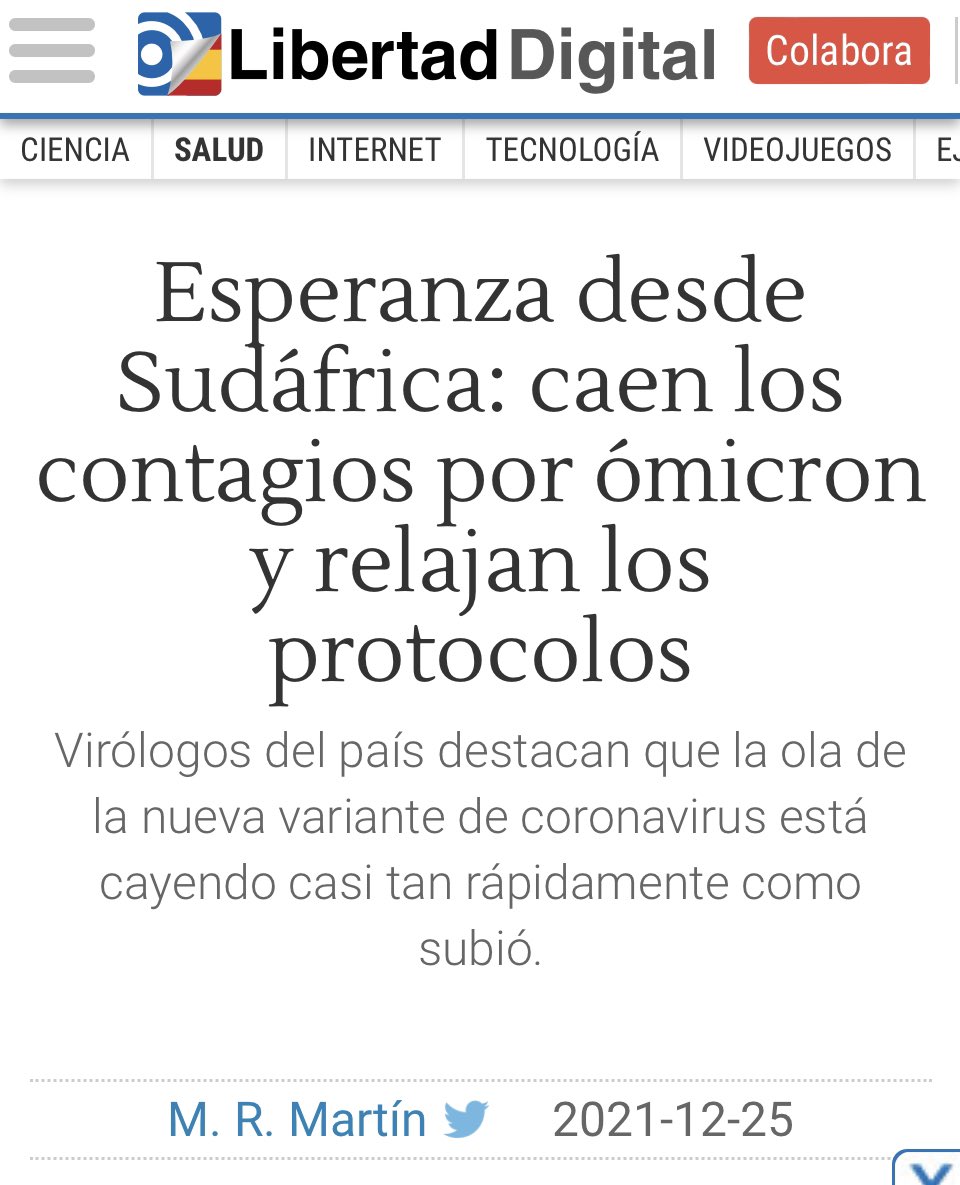 MarloPalacios's tweet photo. Omicron se desinfla. Excelente noticia https://t.co/a66L9fp6a9