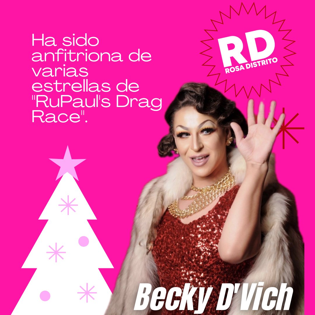 RosaDistrito's tweet photo. ¡Feliz Navidrag! @BDvich, nuestra amiga, recientemente lanzó su primer canción y aquí te damos algunas razones para seguirle la pista. #LikeRain. https://t.co/uCHLnKszH2