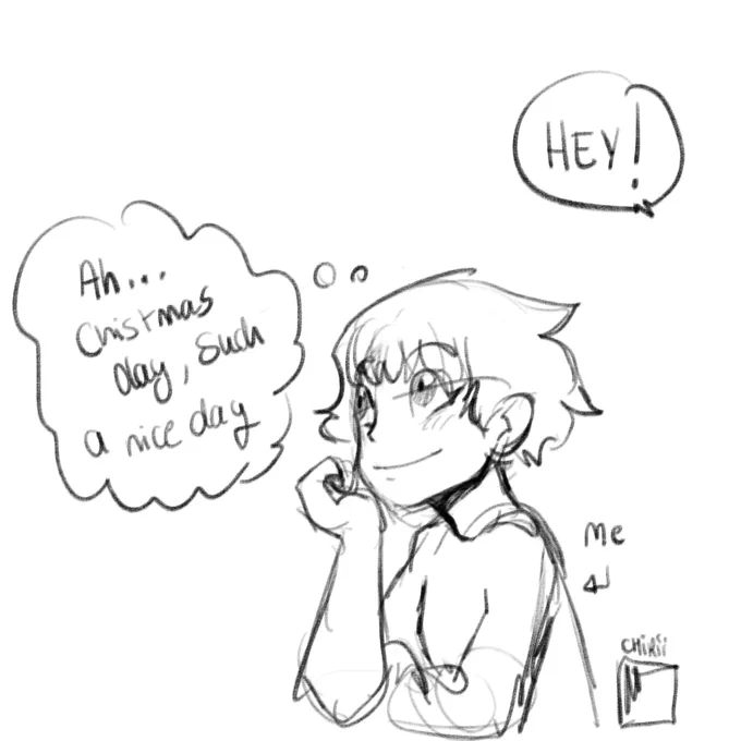 How it felt to get him today #aratakiitto #itto #GenshinImpact #sketch #Christmas 