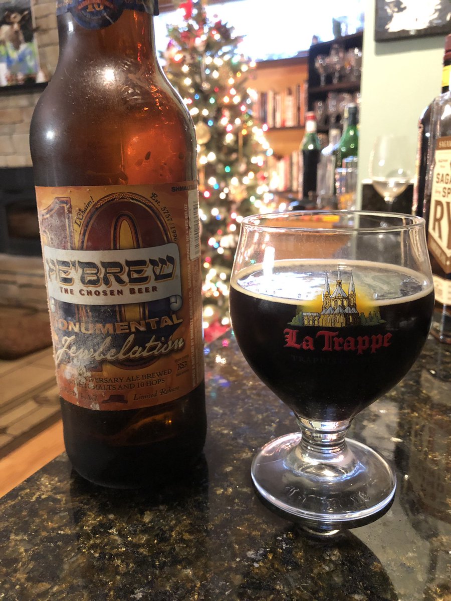 From the cellar: <a href="/ShmaltzBrewing/">Shmaltz Brewing Co.</a> Monumental Jewbelation 2006 special release. Like a 10% barley wine. Well kept. L’Chaim.