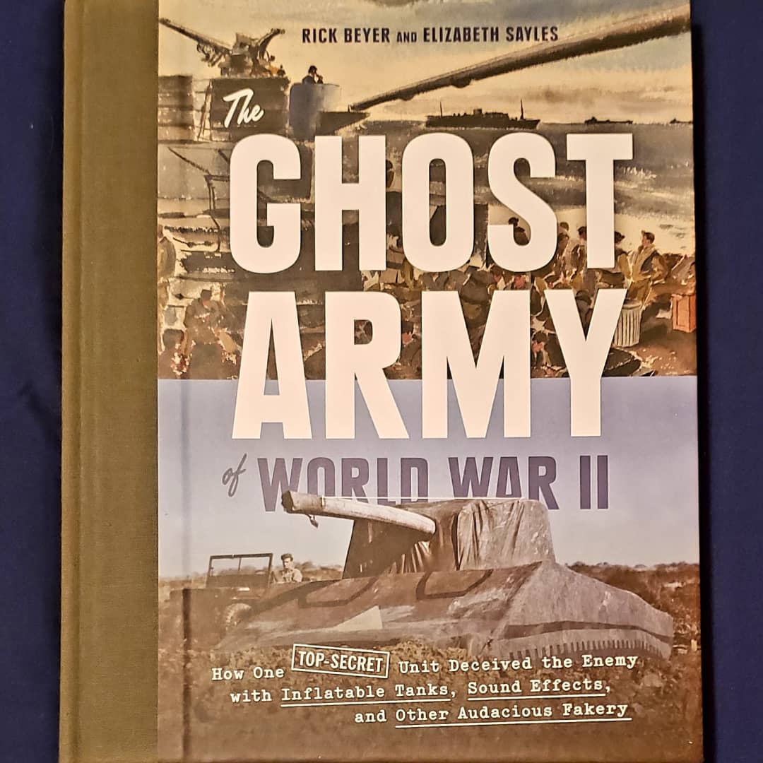 The_Jaunty_Crow's tweet photo. #Holiday #bookflex! Some of my #Christmas #gifts from @InkedHistorian!

1. Ghost Army #book with some terrific #art and #photos! 👻 

2. For my future War Room;  Negatives of Fat Man and Little Boy originally taken by the Army Signal Corps and reprinted on modern paper. https://t.co/IcAcrLJelo