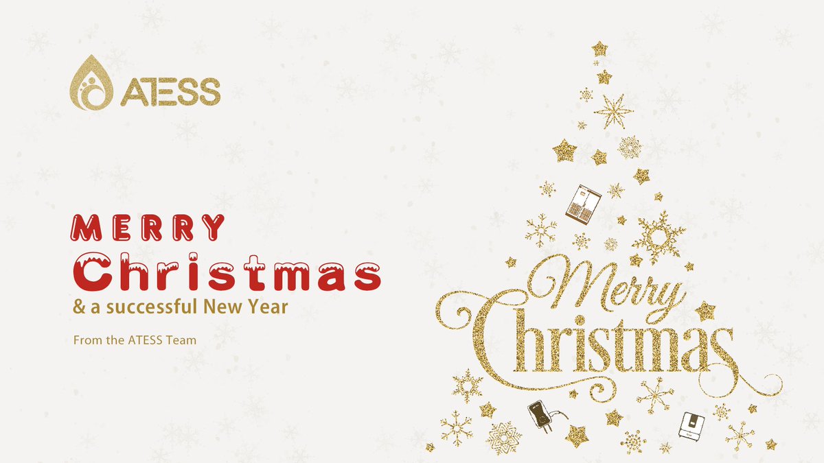 waii_woo's tweet photo. In this joyful season, ATESS wishes every day of the new year to be filled with success, prosperity, and #greenenergy for you. 
Merry Christmas!! 🎄☃️ https://t.co/KIVQfJkP8T