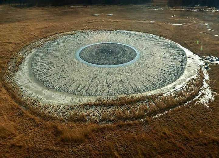 archeohistories's tweet photo. An amazing natural phenomenon called a mud volcano that looks like a giant human eye picked up on Sakhalin Island in eastern Russia.

#archaeohistories https://t.co/MI1Hd6S10i