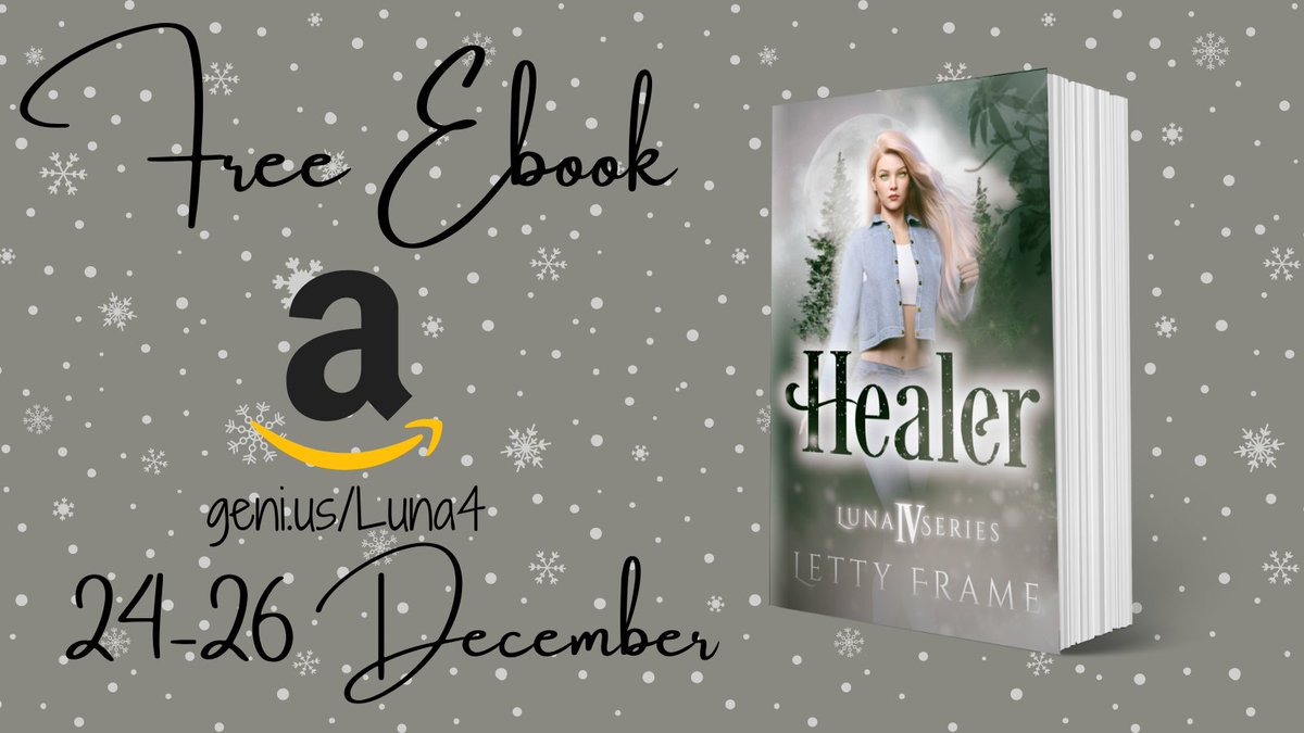 Merry Christmas! Healer is 𝗙𝗥𝗘𝗘 to download today! Make sure to pick up your copy: geni.us/Luna4

#healer #freebie #christmasgift #ebook #freeebook #booklover #bookstagram #writersofinstagram #authorsofinstagram #authorsofig #free