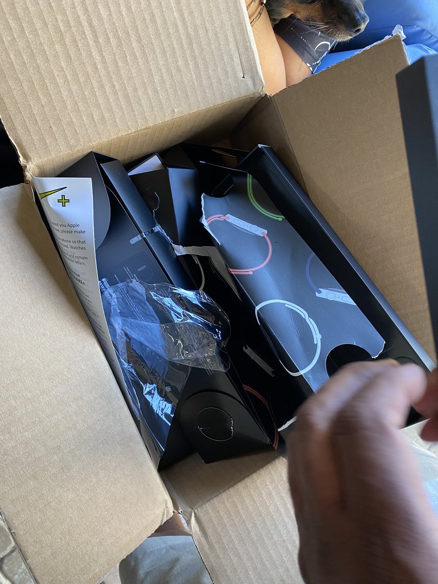 Sucks when you gift your parents <a href="/Apple/">Apple</a> <a href="/Nike/">Nike</a> watches and find that it looks like someone at <a href="/UPS/">UPS</a> stole them and retapped the box. #Grinch #MerryChristmas