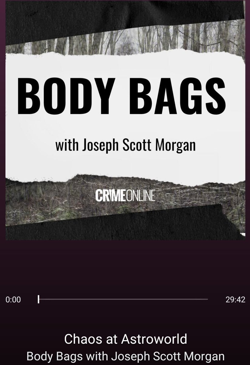 #BodyBags @iHeartPodcasts @crimeonlinenews @NancyGrace @CrimeCon #TravisScott #ASTROWORLDFest
iheart.com/podcast/269-bo…