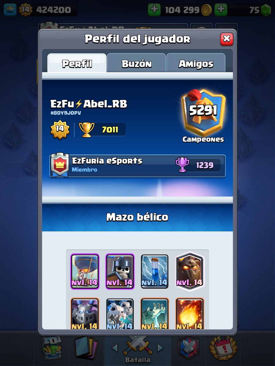 En unos minutos directo intentando recuperar el top 2k en clash royale!