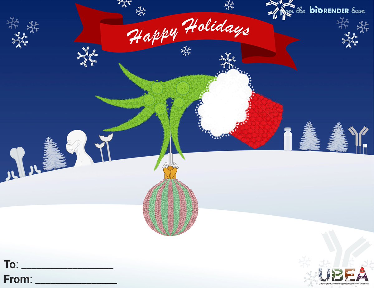 AB_Biology's tweet photo. Wishing  you all a festive, happy and safe holiday season. https://t.co/QxajsTYtCg
