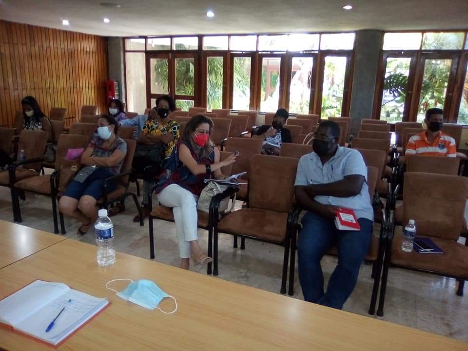Citmagtm's tweet photo. Sesionó el #ComitéDeExpertos del #ProgramaTerritorial de Ciencia, Tecnología e Innovación #CTI "Estándares de calidad de vida de la población guantanamera". #CubaVive #CienciaCubana @ElbaRosaPM @SANTANACITMA @ArmandoRguezB @MaraLui85005402 @days @Maida_Comunica @JessMartinPrez1 https://t.co/YZ1N5FB2hh