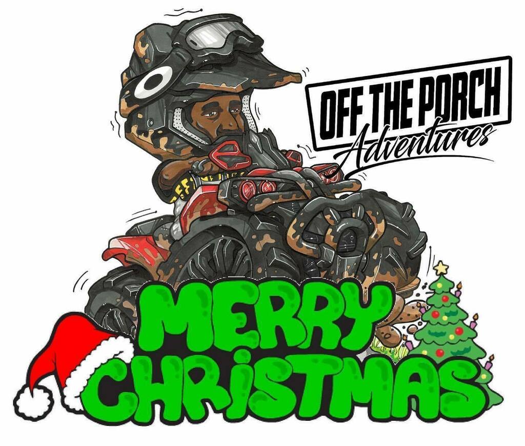 OTPadventures's tweet photo. Merry Christmas and Happy Holidays to everyone! We can’t wait to see y’all on the trails sending it like you stole it!

#mud #muddy #canam  #offtheporchadventures
#atv #atvlife #atvriding #motorsports #bikelife #otpadv #offroading #atvs #4wheeler #trailr… https://t.co/DBLh542PNm https://t.co/uJKLn75CSL
