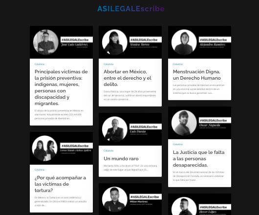 AsilegalMx's tweet photo. #ASILEGALEscribe es un espacio donde nuestrxs colaboradores reflexionaron sobre los #DDHH
🗓 Te invitamos a recordar algunas de las columnas que escribimos. 👉 https://t.co/u94AK0HhAQ https://t.co/A0shotz1H0