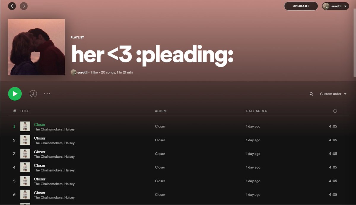 chonki19's tweet photo. new sex playlist guys! https://t.co/YP2dCu8ruD