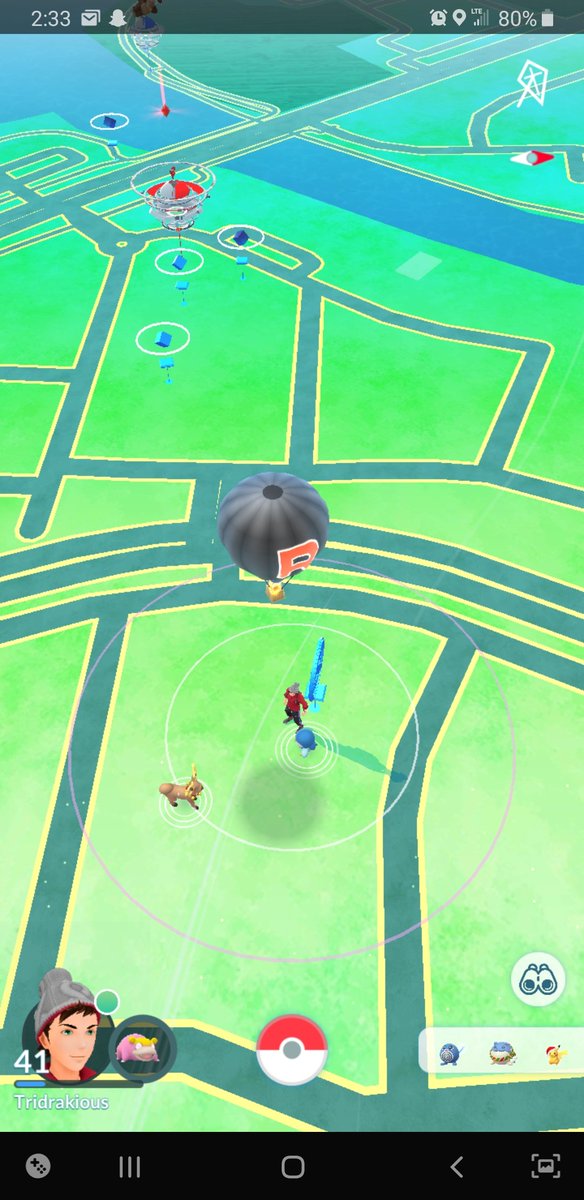 Tridrakious's tweet photo. New place, happy surprise. #pokestops #pokegyms #pokemongo https://t.co/YBQJtDqdp6