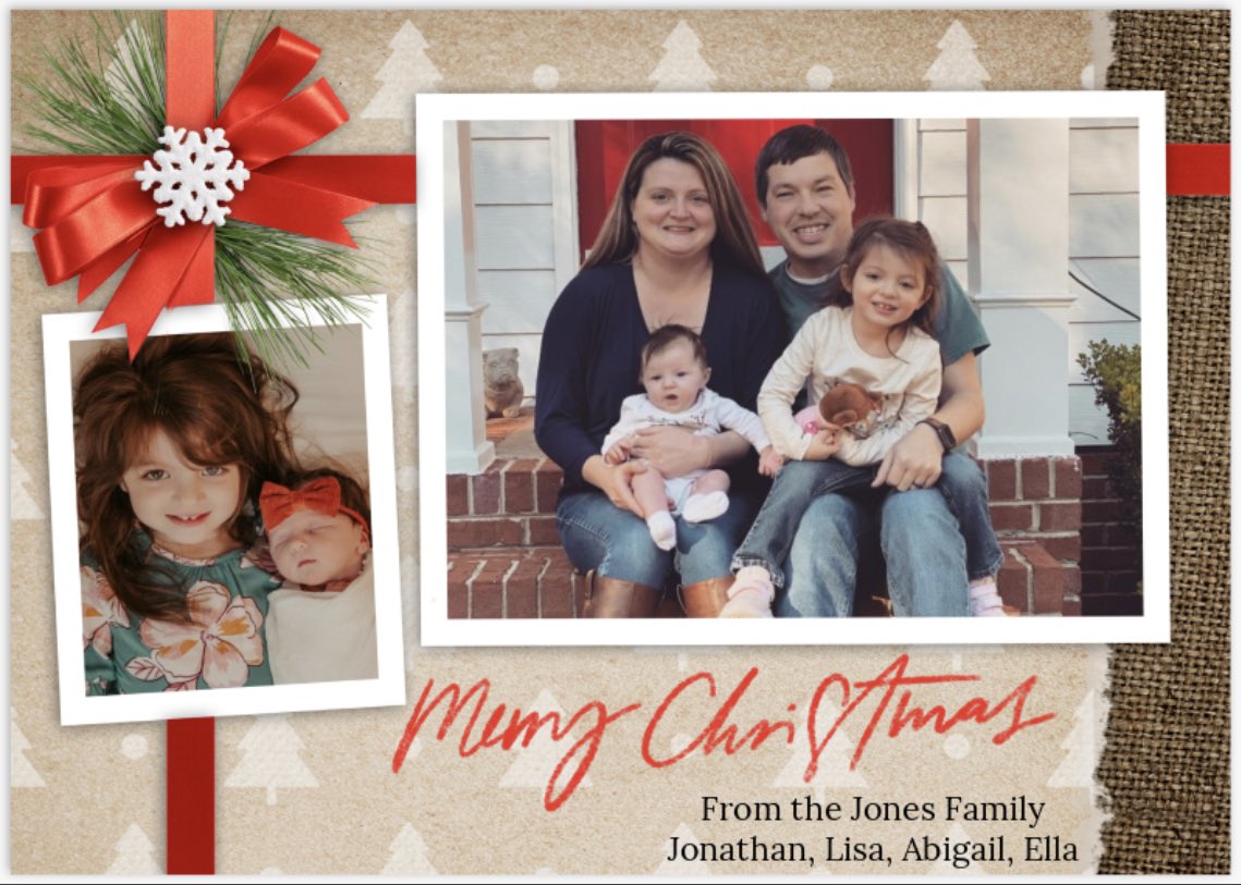Merry Christmas from our family to yours!
