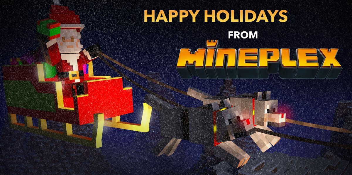 Mineplex's tweet image. From everyone here at Mineplex, we want to wish you all a very happy and safe holiday! 🎁

What did you get this year? Let us know down below! 😄🎉