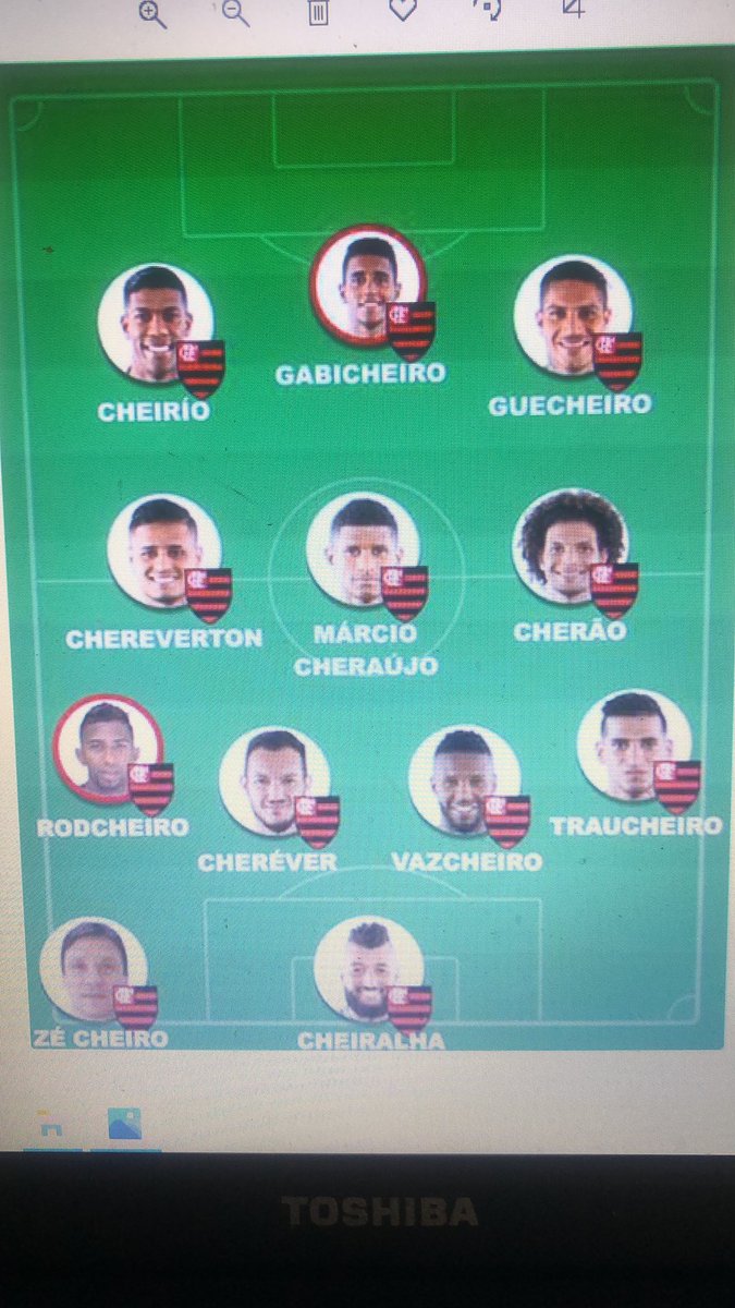 FutebolBoomers's tweet photo. CHERÃO JKKKKKKKKKKKK

obs: O fato desse já ter sido o time titular do Flamengo me assusta https://t.co/pxCas4fyDw
