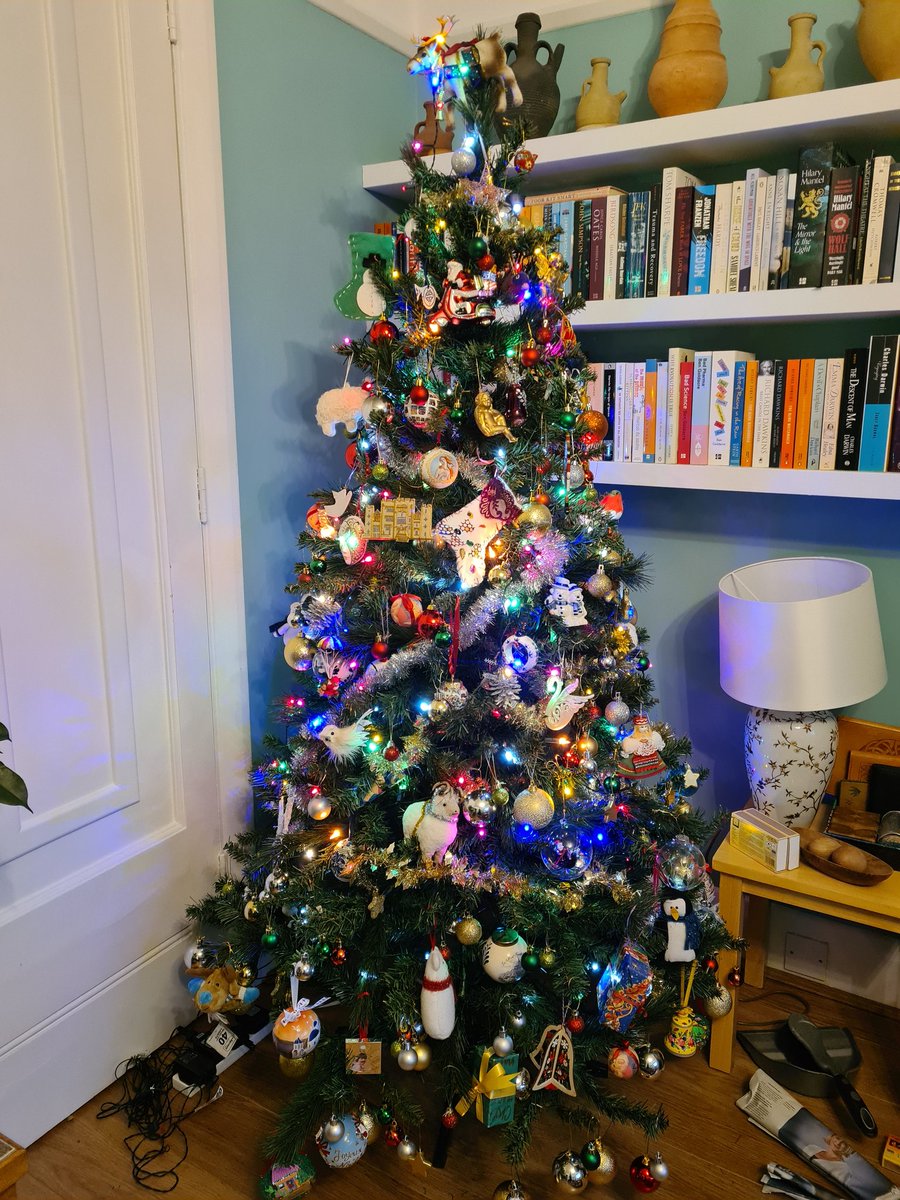 "I don't think Christmas trees should be classy. They should be fun and colourful and vibrant!" - <a href="/nathancurtis90/">Nathaniel Curtis</a> (#GBBO 2021). I knew I loved him! How did we do?