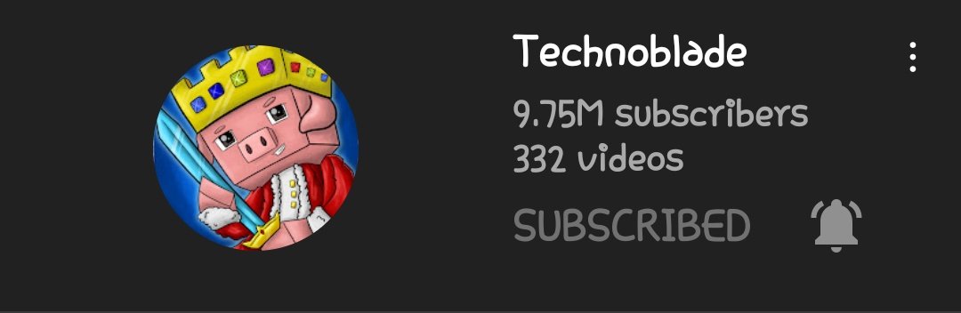 Ana4evalove's tweet image. Techno is at 9.75 now guys!!! Keep pushing it!!

#Subscribe2Technoblade