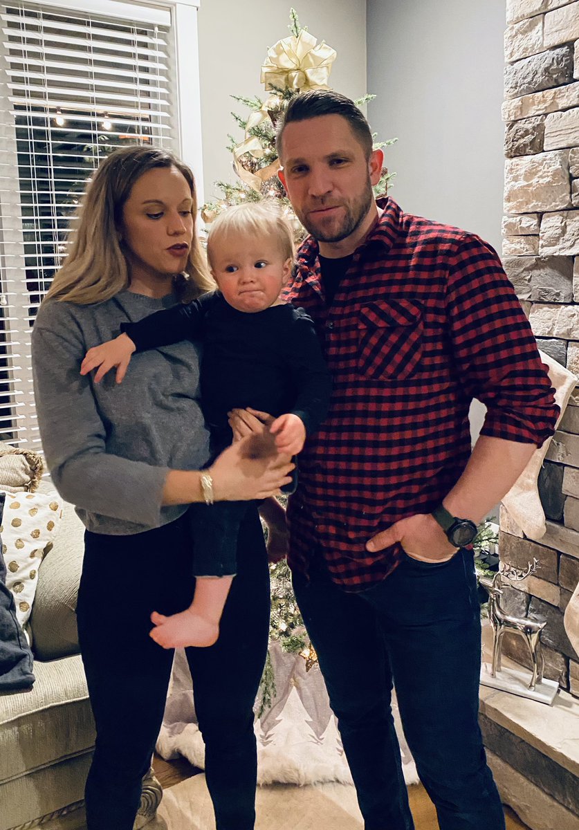 Merry Christmas from the Morris family! 🎄 To all our family and friends near and far, may your holiday season be filled with love, light, and loads of cookies! Also, trying to take a photo with a 1 year old waiting for Santa is, in fact, near impossible, as evidenced by photo #2