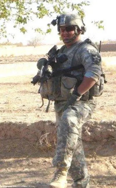 RealSamRogers's tweet photo. 1/X. I bet there are a lot of Davids named after Gutierrez, and we were proud to add one this year in October. Twelve years ago, SSG David Gutierrez was killed in Afghanistan on his third tour at 35. A black sheep Sapper from a family of Rangers, he was from San Francisco, CA and https://t.co/huPeQxMs3F