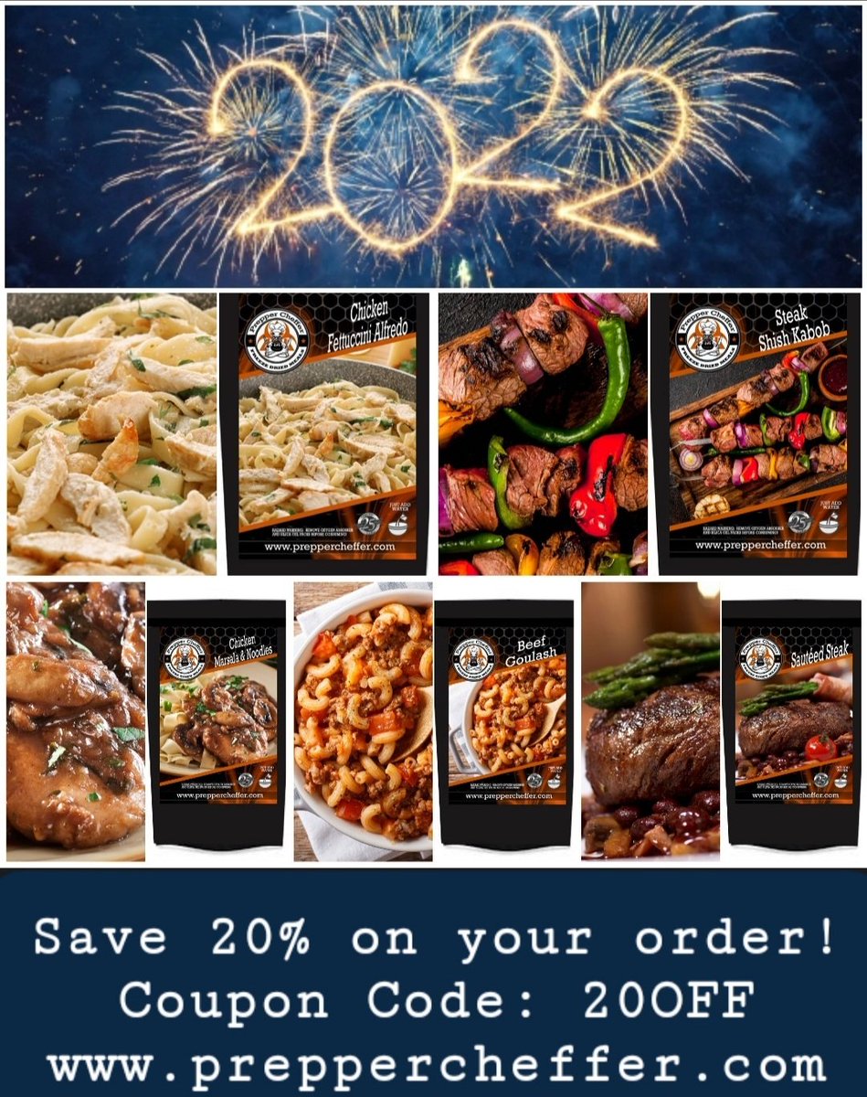 Our customer's raving about our products! So I gotta ask you, WHY HAVEN'T YOU PLACED YOUR ORDER AND TRIED US OUT YET? 

preppercheffer.com 

Coupon Code: 20NOW to take 20% OFF your order!

#freezedriedfood #freezedriedmeals #camping #hiking #fishing #rv #trails #food #meals
