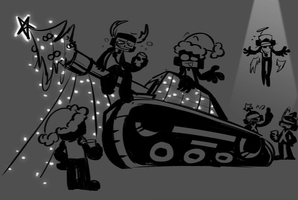 Robo_froggy's tweet photo. Tankmen Christmas
#tankmen https://t.co/gERYudBeAA