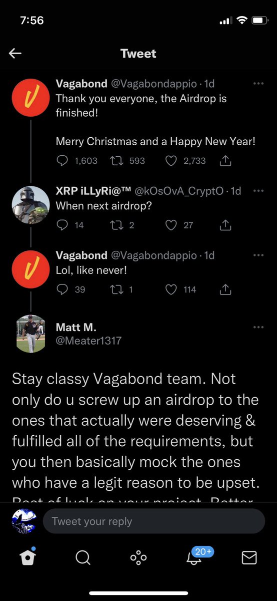 RT @XRPcryptowolf: #XRP Ledger Vagabond is mocking the #XRPCommunity after they froze $XRP holders assets https://t.co/DSf5c2Ll2S