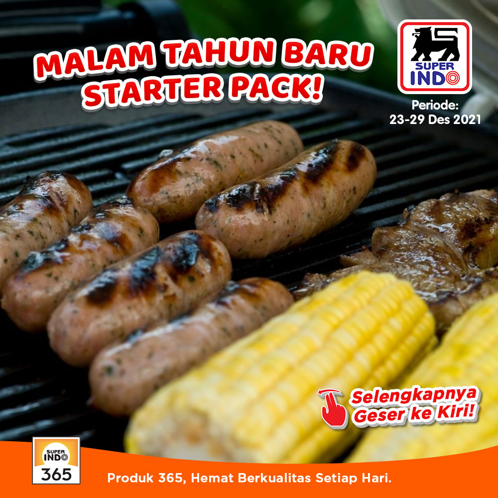 InfoSuperIndo's tweet photo. Menghitung hari nih menuju tahun baru. Rencananya ngapain sih buibu? Kalau mau bakar-bakaran alias barbekyu, nih salah satu rekomendasi Minda ya dari 365.
#PromoSuperIndo
#PromoAkhirTahun
#Promo365 https://t.co/FBJNu9jX7u