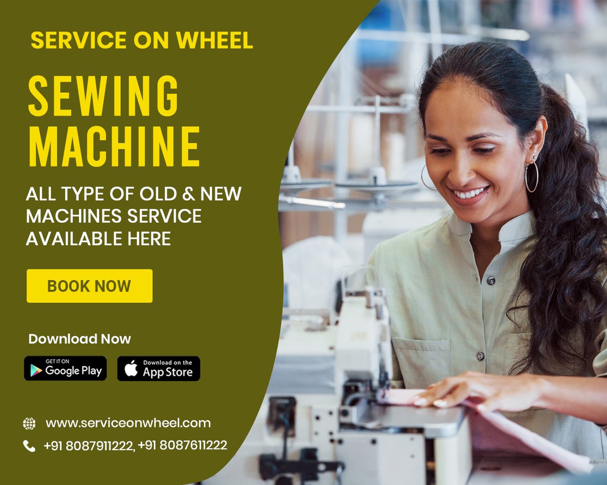ServiceOnWheel_'s tweet photo. Book Sewing machine Service and Repair Near You.
Visit https://t.co/uuVFKOoNVg or Call us : 8087911222, 8087611222
Download Our App
https://t.co/Xrngc3049l
#sewingservices #service #serviceonwheel #bookanyservices #callnow #repair https://t.co/47lCIjAB64