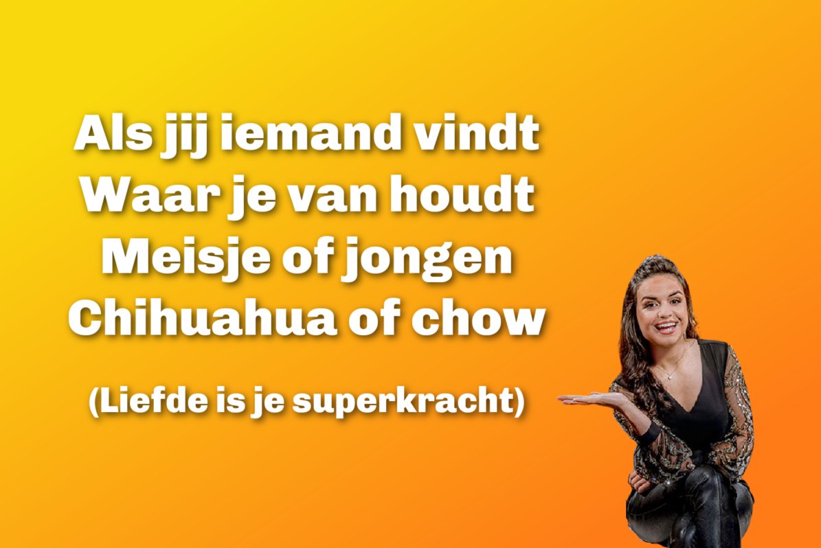 The bestiality representation we needed 🙌

K3 - Liefde is je superkracht