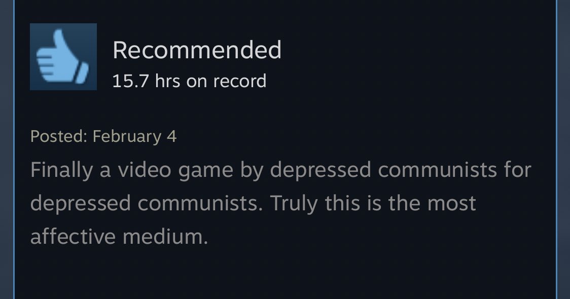 obiwormkenobi's tweet photo. these disco elysium reviews https://t.co/R01cF6asjy